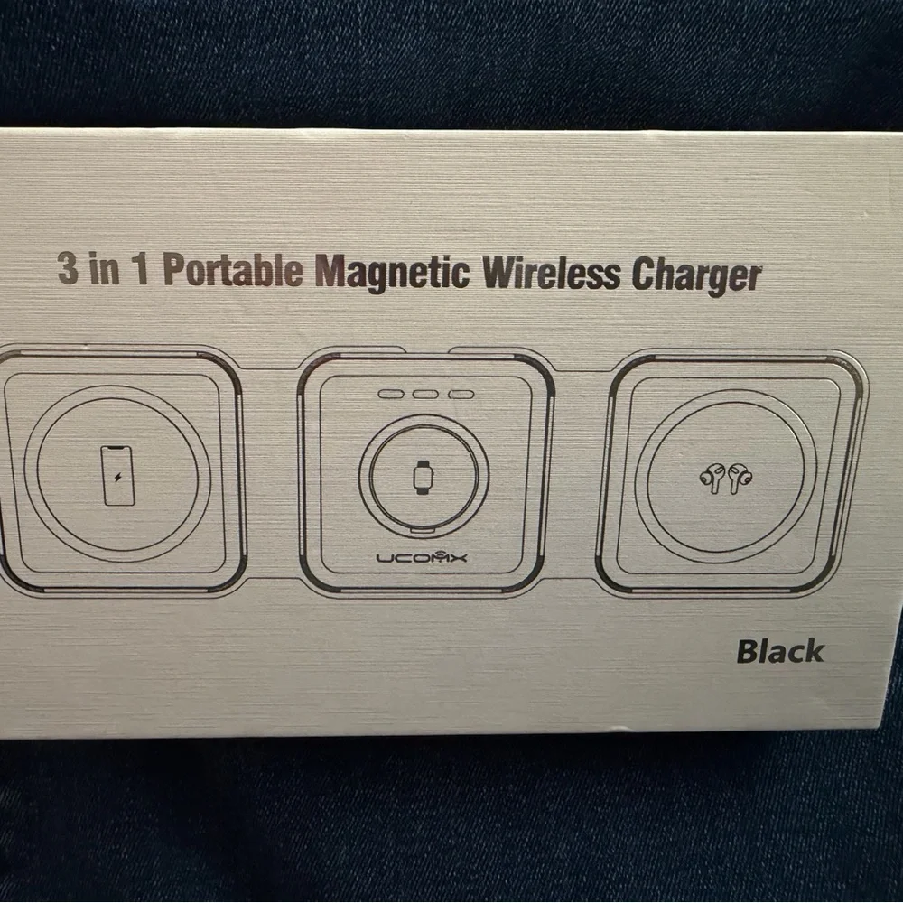 3 in 1 Portable Magnetic Wireless Charger